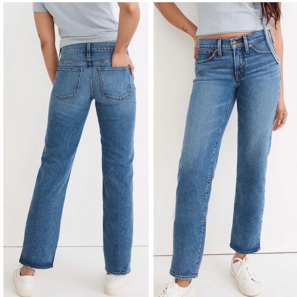 Madewell NWOT The Low-Rise Perfect Vintage Straight Jean in Bromton Wash SZ 29